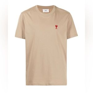 AMI Pairs Logo-embroidered short-sleeve T-shirt